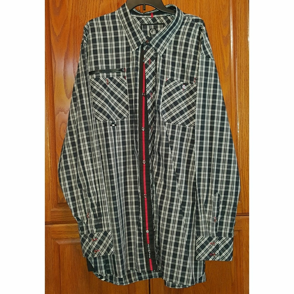 CAVI - LONG SLEEVE PLAID SHIRT